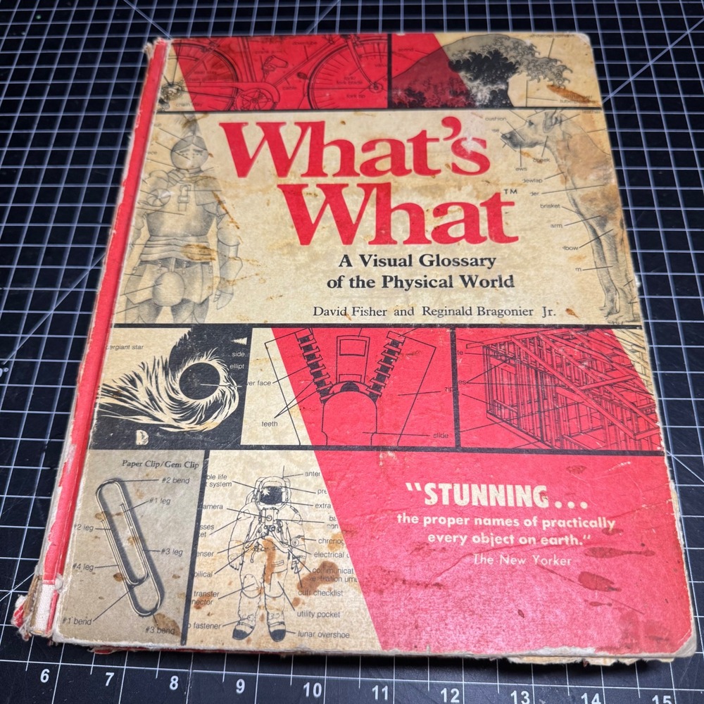 Whats What Visual Glossary Physical World David Fisher 1981 Hardcover Reference